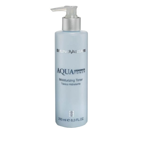 Bruno Vassari, Aqua Genomics, Hyaluronic Acid, Moisturizing, Cleansing Toner, 250 ml - For Women