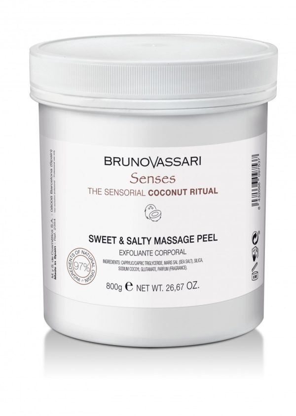 Bruno Vassari, Senses, Coconut Oil, Exfoliating Gel, 650 ml - Unisex