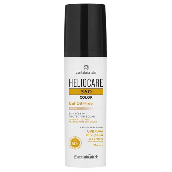 Cantabria, Heliocare 360º Color, Color Pigments, Tan Activator, Sunscreen Gel, SPF 50+, 50 ml - Unisex