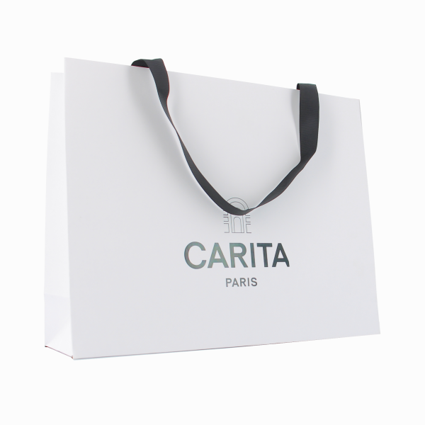 Carita Paris, Carita, Shopping, GWP Cardboard Bag, Ivory, Size L - For Women