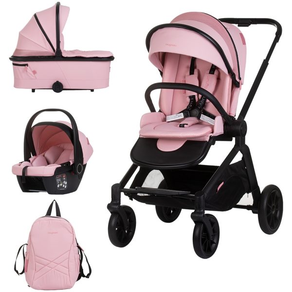 Carucior Chipolino Magnum 3 in 1 pink marshmallow