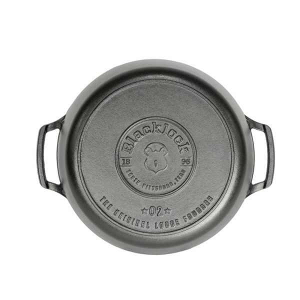 Ceaun din fonta cu capac - cuptor olandez triplu asezonat Lodge Blacklock 26 cm 5,2 litri L-BL02DO - imagine 4