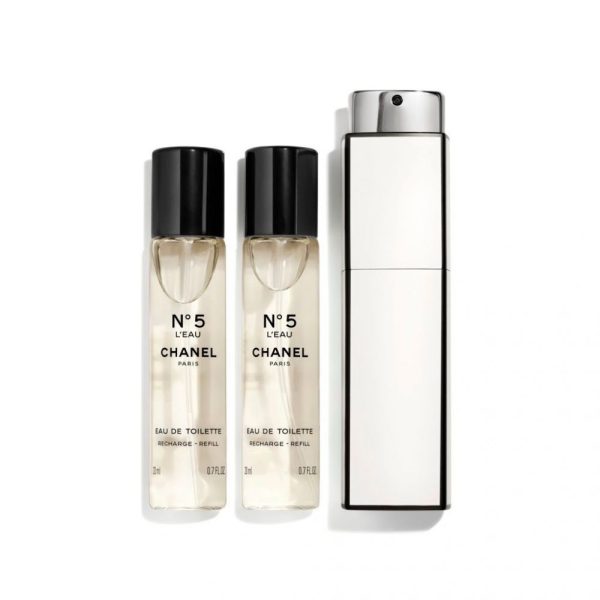 Set Duo, Chanel, Chanel No 5 L'Eau, Eau De Toilette, For Women, Refill, 2 pcs, 20 ml - For Women