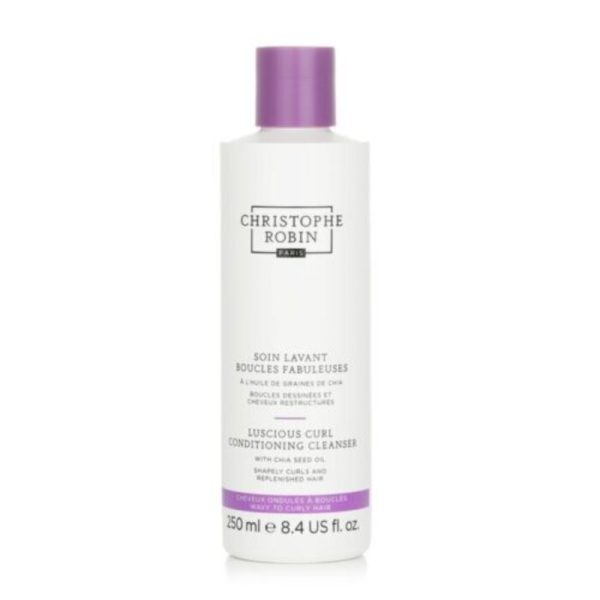 Christophe Robin, Luscious Curl, Chia Seeds Oil, Hair Shampoo, Curl Defining, 250 ml - For Women