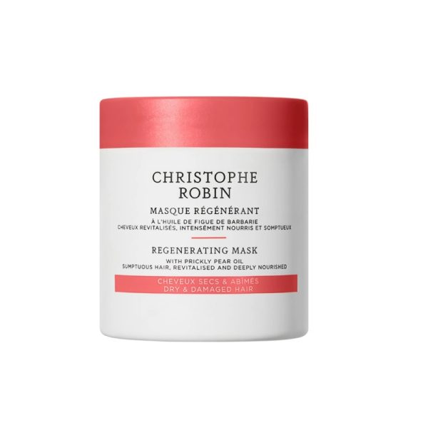 Christophe Robin, Regenerating, Prickly Pear Oil, Hair Treatment Cream Mask, For Revitalizing, 100 ml - For Women