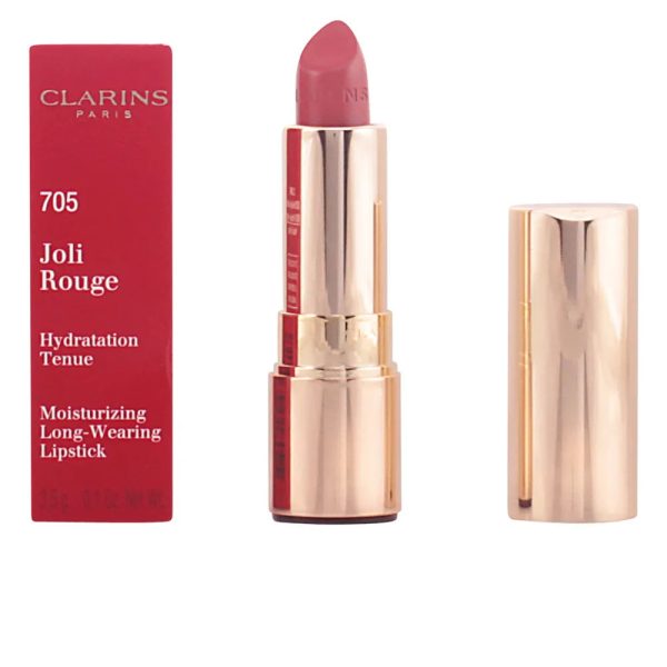 Clarins, Joli Rouge, Hydrating, Cream Lipstick, 705, Soft Berry, 3 g - For Women