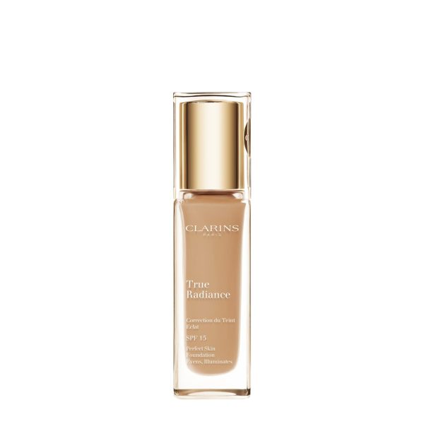 Clarins, True Radiance, Liquid Foundation, 112,5, Cream Caramel, SPF 15, 15 ml *Tester - For Women