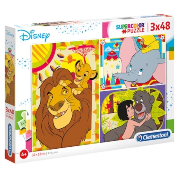 Clementoni, Disney Animals, Puzzle, Unisex, 4+ years, 104 pcs - Unisex