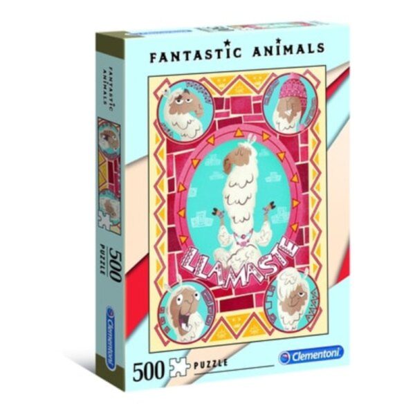 Clementoni, Fantastic Animals, Llamas, Puzzle, Unisex, 500 pcs - Unisex