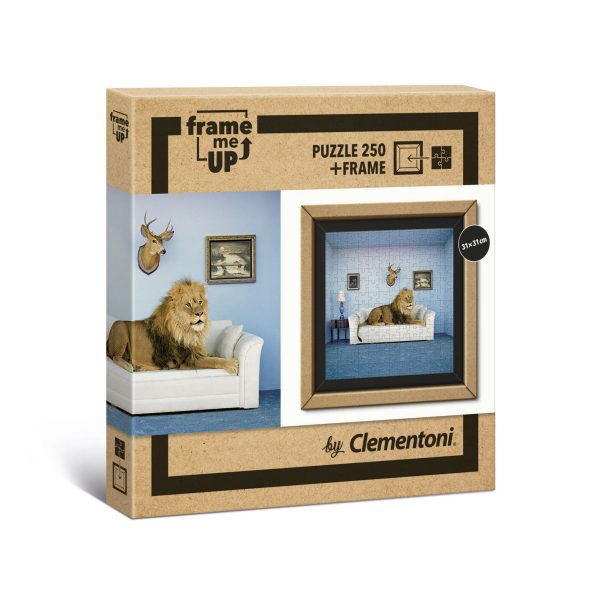 Clementoni, Frame Me Up, Lion, Puzzle, Unisex, 250 pcs - Unisex