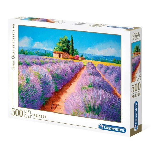 Clementoni, High Quality Collection, Lavander Scent, Puzzle, Unisex, 500 pcs - Unisex