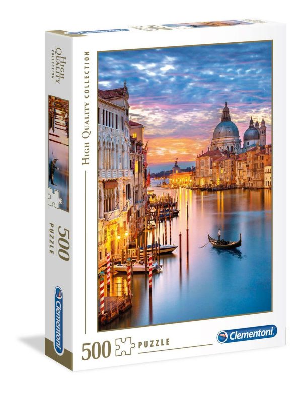 Clementoni, High Quality Collection, Lighting Venice, Puzzle, Unisex, 500 pcs - Unisex