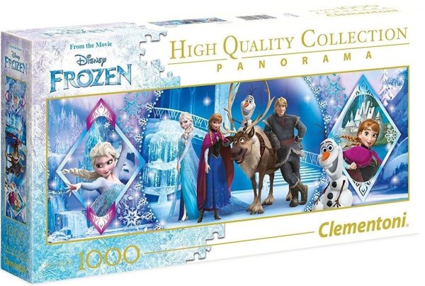 Clementoni, High Quality Collection Panorama, Frozen, Puzzle, For Girls, 1000 pcs - For Girls