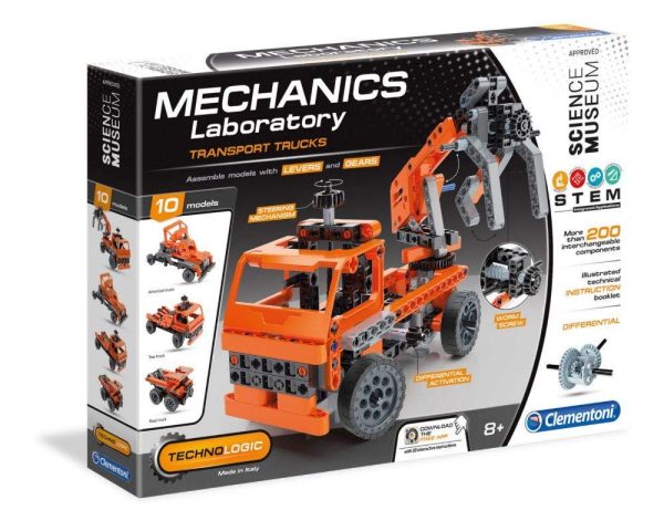 Clementoni, Mechanics Laboratory, Transport Trucks, Construction Set, For Boys, 8+ years - For Boys