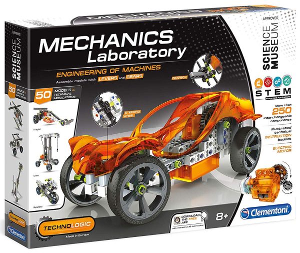 Clementoni, Mechanics Laboratory, Engineering Of Machines, Construction Set, For Boys, 8+ years, 250 pcs - For Boys