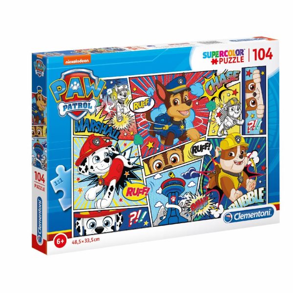 Clementoni, PAW Patrol, Puzzle, Unisex, 6+ years, 104 pcs - Unisex