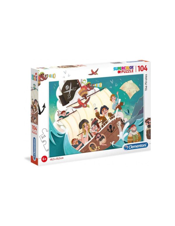 Clementoni, Pirates, Puzzle, Unisex, 6+ years, 104 pcs - Unisex