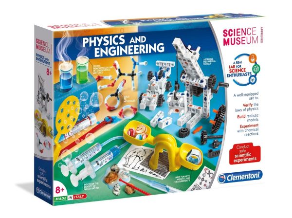 Clementoni, Science Museum, Physics And Engineering Lab, For Boys, 8+ years - For Boys