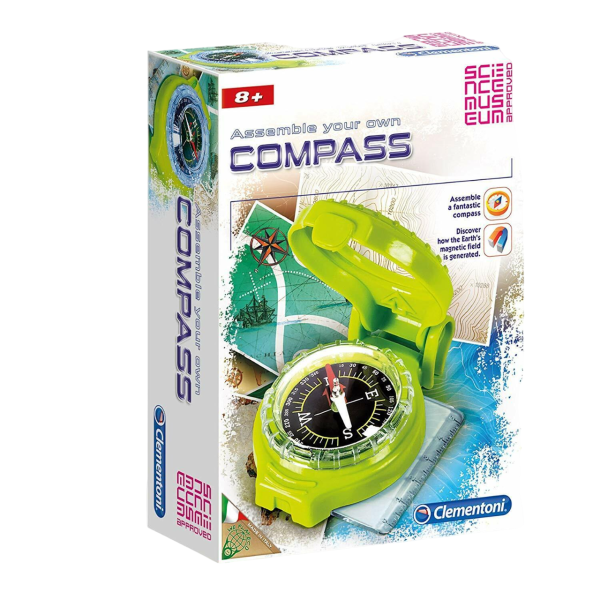 Clementoni, Science Museum, Compass, Construction Set, 61273, Unisex, 8+ years - Unisex