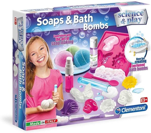 Clementoni, Science & Play, Soap and Bath Bomb, For Girls, 8+ years - For Girls