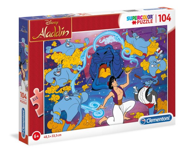 Clementoni, SuperColor, Aladyn, Puzzle, Unisex, 6+ years, 104 pcs - Unisex