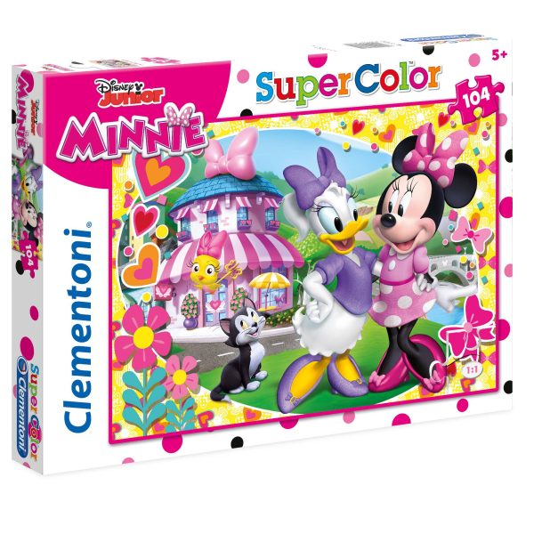 Clementoni, SuperColor, Minnie Mouse, Puzzle, For Girls, 5+ years, 104 pcs - For Girls