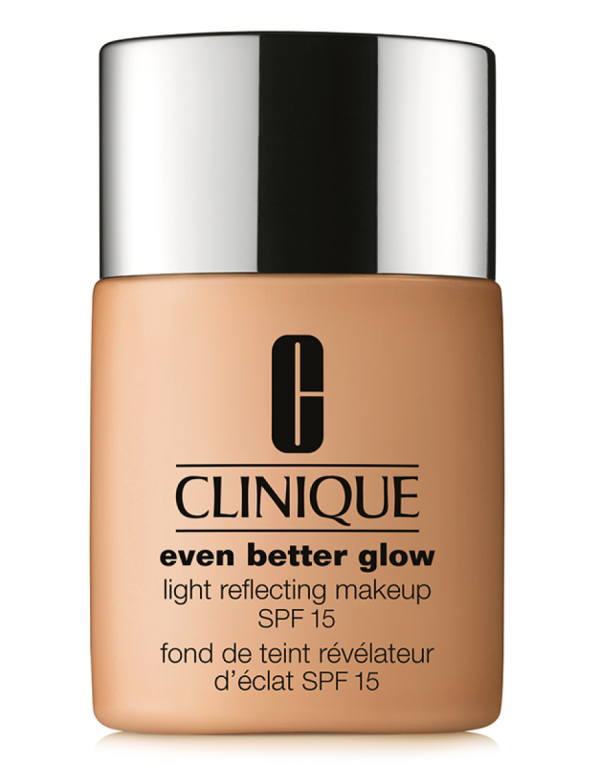 Clinique, Even Better Glow, Light Reflecting, Liquid Foundation, WN 54, Honey Wheat, SPF 15, 30 ml - For Women