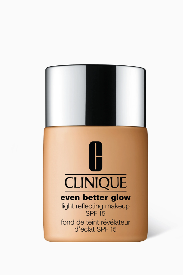 Clinique, Even Better Glow, Light Reflecting, Liquid Foundation, WN 68, Brulee, SPF 15, 30 ml - For Women