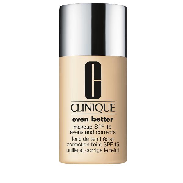 Clinique, Even Better, Paraben-Free, Hydrating, Liquid Foundation, WN 38, Stone, SPF 15, 30 ml - For Women