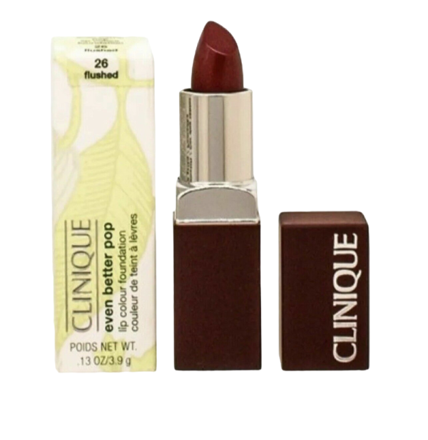 Clinique, Even Better Pop, Vitamin E, Long-Lasting, Cream Lipstick, 26, Flushed, 3.9 g - For Women