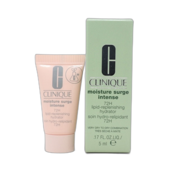 Clinique, Moisture Surge Intense, Paraben-Free, Moisturizing, Cream, For Face, 5 ml - For Women