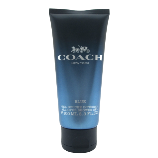 Coach, Blue, Shower Gel, Beard & Hair, 100 ml - For Men