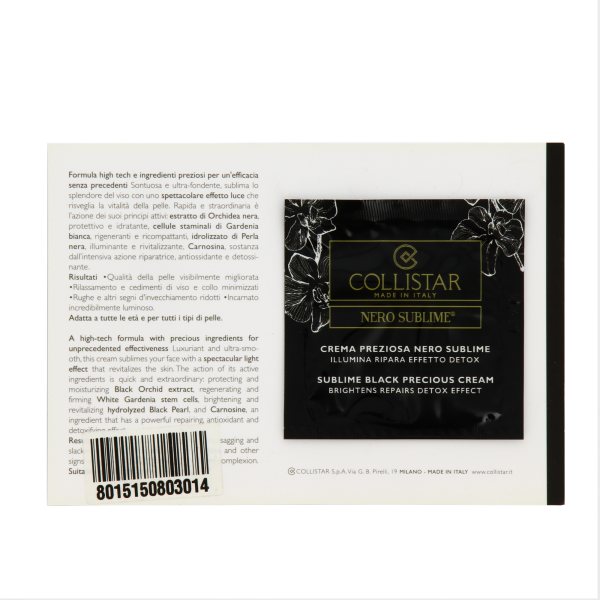 Collistar, Nero Sublime, Illuminating, Day, Cream, For Face, 3 ml *Sample - For Women