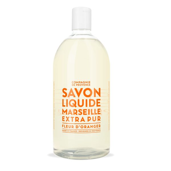 Compagnie De Provence, Marseille, Orange Blassom, Cleansing, Liquid Soap, Refill, 1000 ml - Unisex