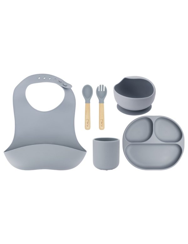 Set pentru diversificare din silicon, Momi Ami - Grey