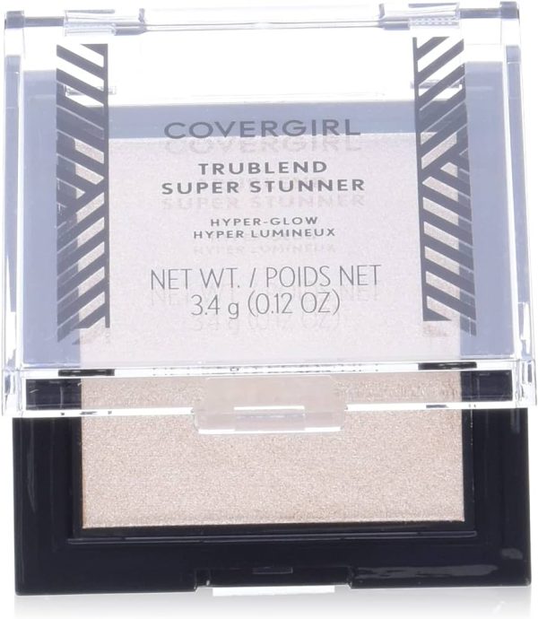 Covergirl, Trublend Super Stunner, Highlighting, Blush Highlighter Compact, Blue Pearl, 3.4 g - For Women