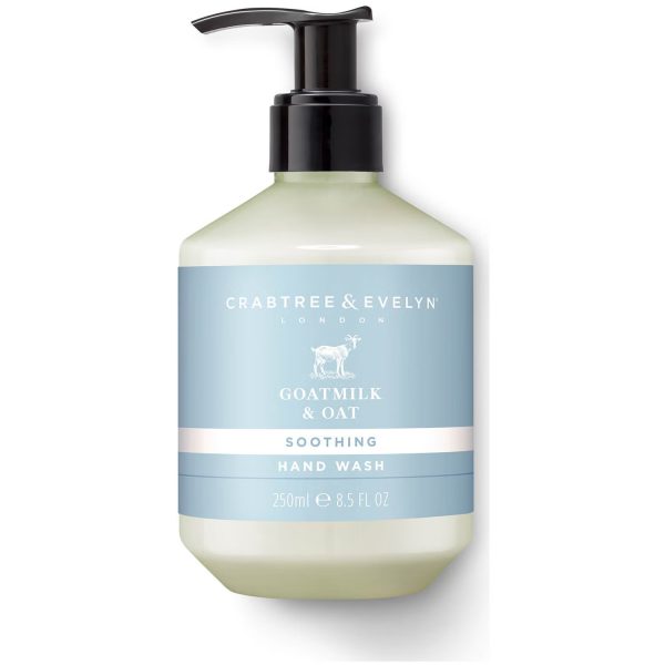 Crabtree & Evelyn, Goatmilk & Oat, Soothing, Liquid Soap, For Hands, 250 ml - Unisex