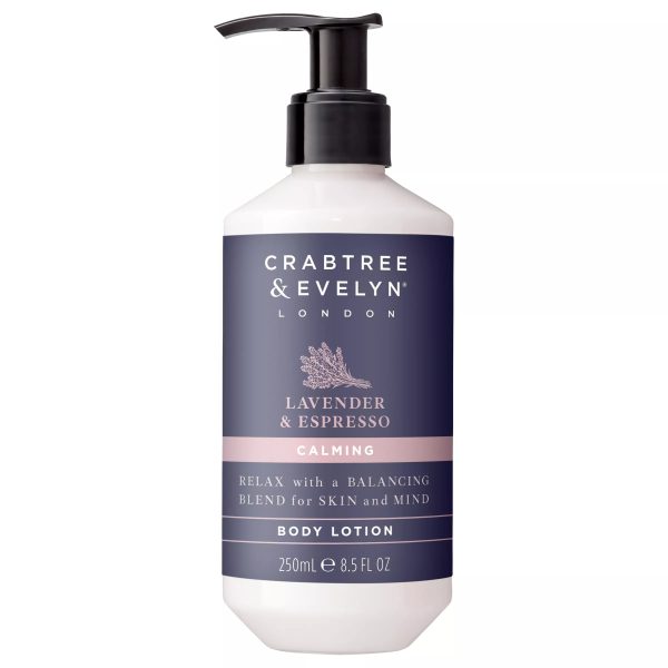 Crabtree & Evelyn, Lavender & Espresso, Calming, Body Lotion, 250 ml - For Women