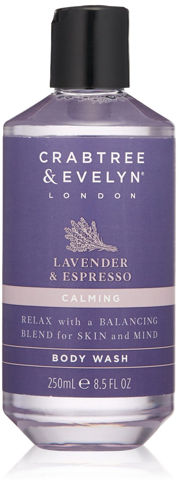 Crabtree & Evelyn, Lavender & Espresso, Calming, Body Wash, 250 ml - For Women