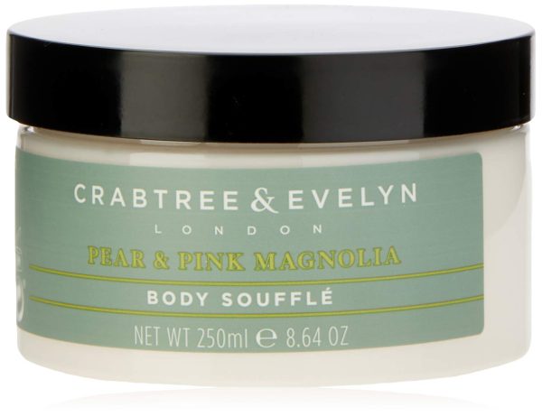 Crabtree & Evelyn, Pear & Pink Magnolia, Hydrating, Body Souffle, 250 g - For Women