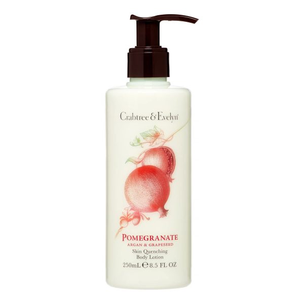 Crabtree & Evelyn, Pomegranate, Argan & Grapeseed, Quenching, Body Lotion, 250 ml - For Women