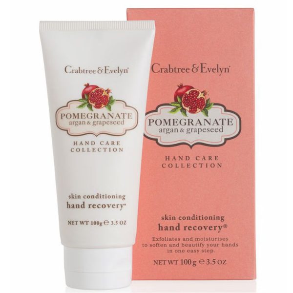 Crabtree & Evelyn, Pomegranate, Argan & Grapeseed, Conditioning, Hand Cream, 100 g - Unisex