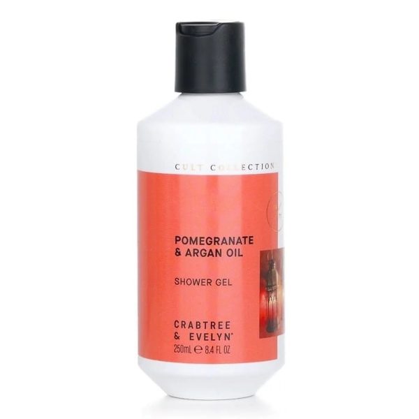 Crabtree & Evelyn, Pomegranate & Argan, Nourishing, Shower Gel, For All Skin Types, 250 ml - Unisex