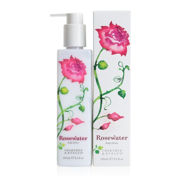 Crabtree & Evelyn, Rosewater, Moisturizing, Body Lotion, 245 ml - For Women