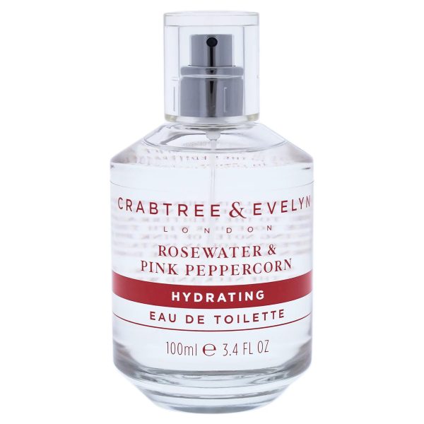 Crabtree & Evelyn, Rosewater & Pink Peppercorn, Eau De Toilette, For Women, 100 ml - For Women