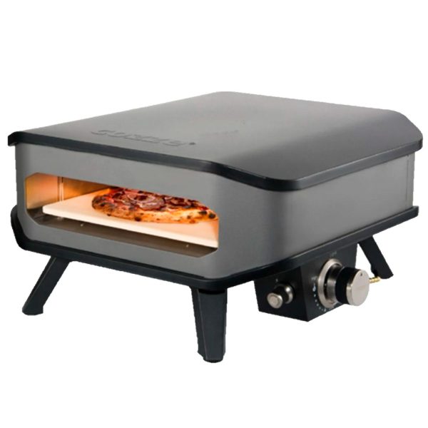 Cuptor pentru pizza pe gaz, cu termometru si piatra de pizza Cozze 33 cm 13 inci 30MBAR 5 kW 90351 - imagine 3