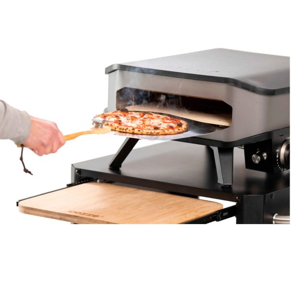 Cuptor pentru pizza pe gaz, cu termometru si piatra de pizza Cozze 33 cm 13 inci 30MBAR 5 kW 90351 - imagine 4