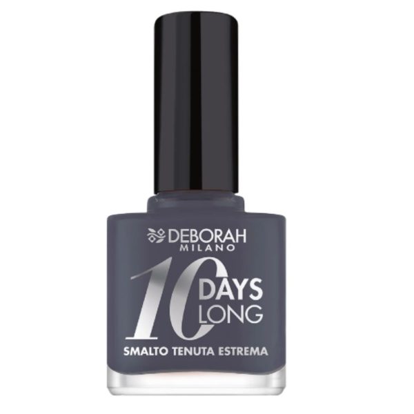 Deborah, 10 Days Long, Nail Polish, EN888, Light Grey, 11 ml - For Women