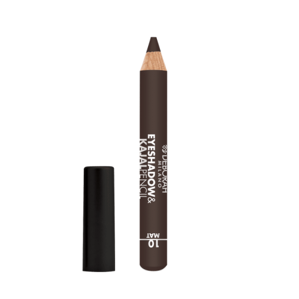 Deborah, Deborah, Blending, Matt, Eyeshadow & Kajal Eyeliner 2-In-1, 10, Brown, 2 g - For Women