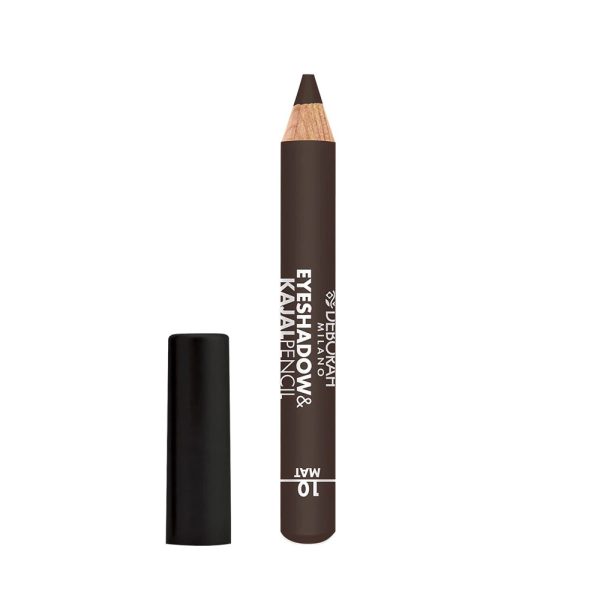 Deborah, Deborah, Blending, Matt, Eyeshadow & Kajal Eyeliner 2-In-1, 10, Brown, 2 g *Tester - For Women